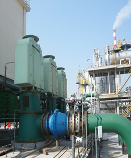 中石化上海石化炼化部立式长轴循环泵组